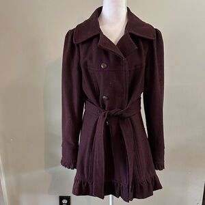 Sugarfly Women's Dark Purple Coat